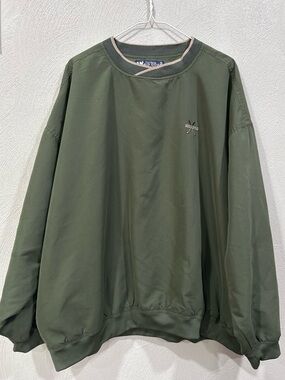 Vintage Big Dogs Olive Green Crewneck Pullover 1X